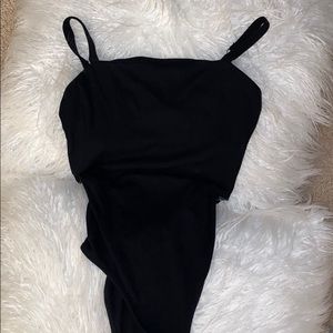 Black Tank Body Suit Hollister